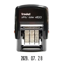 14303 트로닷 4820 날짜 스탬프 가로 25mm 날짜 한국식, 무색(불멸잉크 사용)