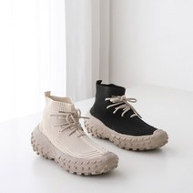 비비핑크 CC 761 여성 앵클 삭스슬립온 워커 부티