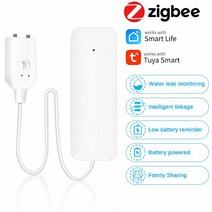 Zigbee-Tuya 누수 경보 스마트 홈 감지기 샤오미 화웨이용 라이프 보호 푸시를 통한, 04 4PCS