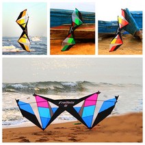 Freilein 연 공장 쿼드 라인 스턴트 비행 낙하산 카이트 서핑 야외 칼 이야기 연, 4.YELLOW