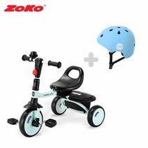 (세트)ZOKO 조코 폴딩 미니 세발자전거(민트)+유아동 어반헬멧(스카이블루), 단일옵션