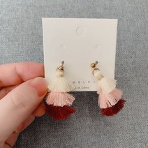 약 100장 귀걸이 목걸이 헤어핀 머리끈 포장 종이 카드 택 전시 악세사리 걸이 폴리 백, KP201 5.5cm 약100장