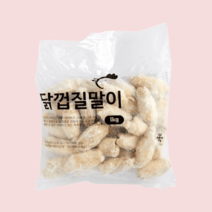 닭껍질교자 만두 닭껍질말이 튀김 1kg, 닭껍질교자 닭껍질말이 튀김 1kg