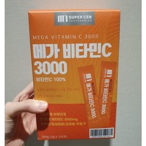 슈퍼쎈 메가 비타민C 3000 3gx100포 메가도스 가루 1개