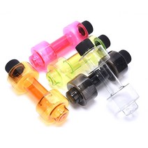 550ML 덤벨 컵 휘트니스 물병 봉인 LEAKPROOF 편리한 스포츠 병 대형 워터, 1개, 빨간