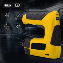무선타카 건타카 네일건 손타카 카타 전기 Tacker 스테이플러 무선 네일 건 가구 프레임 목공 USB 충전식, 한개옵션0