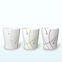 [바보사랑] 독일 명품 세라믹 인테리어화분 할리우드-(15cm), 사이즈/색상:15cm/그리스탈트랜스페어런트