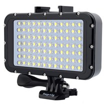울트라 브라이트 50M 방수 수중 LED 고출력 플래시 라이트 Gopro Canon SLR 카메라 필 램프 다이빙 비디오, 한개옵션0