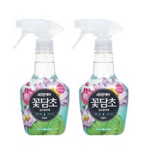 샤프란 꽃담초 섬유 탈취제 연꽃향 1+1, 1세트, 400ml