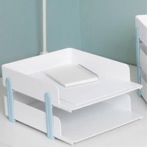 사무실 문서정리 오픈형 모던 2단 트레이 오피스 화일트레이 공무원, MT-271361