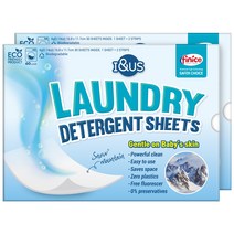아이앤어스 세탁 시트세제 스노우마운틴 30매입, 2개