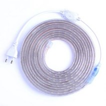 크리스마스 조명 SMD 5050 AC220V LED 스트립 유연한 방수 Led 테이프 조명 전원 플러그 포함 60 led/m, Warm White_15 Meter | CHINA