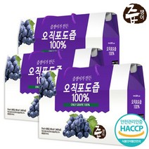 즙쟁이 포도즙 3박스 90포, 3개, 단일옵션