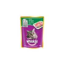 정품 위스카스 시니어 참치 파우치 80g 고양이 습식사료, 1개