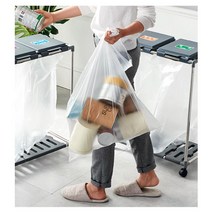 사무실 분리수거함에 씌우는 비닐봉투 60L 도매 현장 필수품 식당 포장, 50매 60L