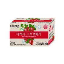 다하다 스트로베리 20개입 딸기와 만난 히비스커스 딸기차