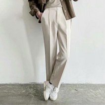 젊은남자 앞주름 세미캐주얼 정장바지 외출바지 남자바지 남편선물