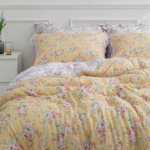 사각 로즈빌 스프레드 단품 이불 옐로우SS사이즈 간차렵 차렵이불 이불세트 줄누비 패드 침구 okyko1108*07816980XS, 본상품선택