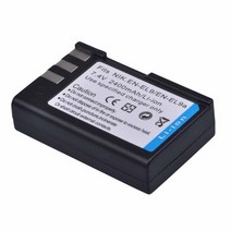 니콘배터리 powertrust 2400mah en-el9 en el9 en-el9a en el9a el9a 카메라 배터리 akku for nikon en-el9a d40 호환, 1팩