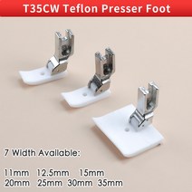공업용 재봉틀 용잠금 장치 재봉틀 액세서리 플라스틱 노루발, 04 T35CW 20mm, T35CW 20mm_CHINA