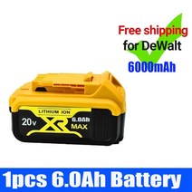 디월트파워스택 12V 18V 20V 배터리 호환 고속충전기 DCB200 20V Max XR 12.0Ah 리튬 배터리 18V DCB184 L5, 01 금