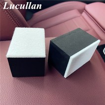 유막제거제 셀프 코팅관리제 Lucullan 검은 색 자동차 유리 앞 연마 울 바 지우개 왁스 필름 제거 셸락 닦, 01 2 Pcs Black Sponge