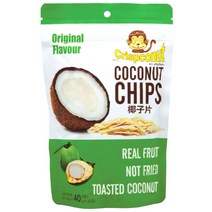 KINDEE 코코넛칩 40g x 10봉-코코넛맛, 10봉