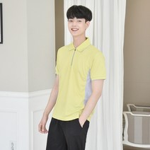 [긴팔가능] 쿨론 원단 옆 배색 카라티셔츠 (6color)