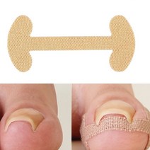 셀프 내성 발톱 테이프 밴드 패치 발관리 보호대 도구 피부색 4개, 상품, 1