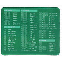 엑셀 단축키 마우스패드 사무실 취직 취업 선물 Excel 액셀 잘하는법, 단품, 단품