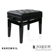 [영창뮤직] 피아노 전용 고급 높낮이 의자(블랙), 단품
