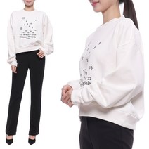 [유니코] [메종마르지엘라] 22FW 여성 넘버링 로고 맨투맨 (S51GU0118S2554010122F)