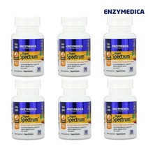 4+2 엔자이메디카 다이제스트 스펙트럼 30캡슐 아밀라아제 셀룰레이스 라이페이스 리파아제 프로테아제 말테이스 락테이스 말타아제 프로테이스 헤미셀룰라아제 셀룰라아제 펙티나아제
