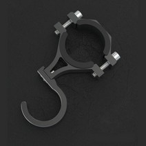 킥보드 자전거 헬멧거치대 고리 후크 엠티비 라이더 사이클 핸들바걸이 로드 픽시 mtb, 1개, 블랙