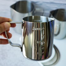 스텐 계량컵 350ml 600ml 1리터 스테인레스 304 손잡이 밀크저그, 1.0L