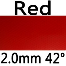 탁구러버 탁구라버 61 초 라이트닝 DS LST 탁구 고무 스펀지 포함 끈적한 핍스, [07] red 2.0mm H42