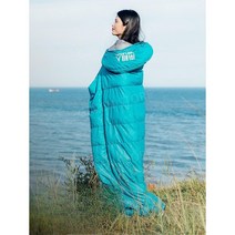 침낭 네이처하이크 겨울 백패킹 동계 이불 캠핑 차박 덕다운 구스, C. C.레이크블루보풀량800g(0~5C)