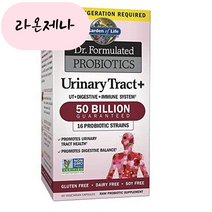 홈쇼핑 닥터 포뮬레이티드 프로바이오틱 유리너리 트랙+500억 개런티드 베지테리안 캡슐 60정