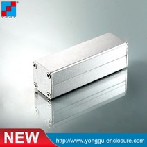 금속 프로젝트 상자 알루미늄 인클로저 제조 업체 공급 업체 제조 압출 인클로저 알루미늄 프로파일 2525120m, 80l 샌드블라스트 블루