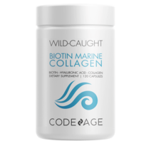 코드에이지 와일드-코트 비오틴 마린 콜라겐 캡슐, 120정, 1개