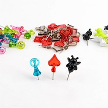 게시판 파티션 꾸미기 디자인 압정 압정꽂이, 1개, 트럼프(18P)