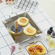 인덕션 가능 스텐 통3중 화사 호떡팬, 중