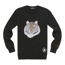 리오베니슨 호랑이 고퀄리티 자수 기모 맨투맨 남성 커플티 남녀공용 MTM [클리어런스특가]