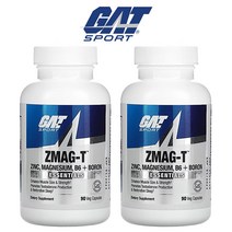 GAT ZMAG-T ZMA 아연 마그네슘 아스파르트산 Aspartate 90 캡슐 2팩