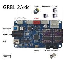 CNC 컨트롤러 모션 제어 2축 GRBL 1.1 CNC 레이저 제어 시스템 라우터/레이저 조각기 보드 오프라인 컨트