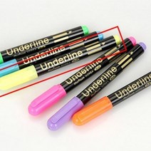 형광펜 4MM 노란색 6개입 필기도구 형광펜도매 판촉볼펜 밑줄긋기 형광펜세트 판촉용형광펜 학생형광펜 사각형광펜 필기구