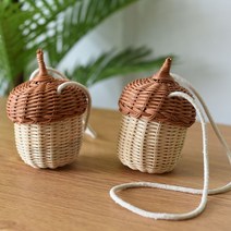 패션 등나무 버섯 바구니 가방 디자이너 고리 버들 짠 여성 핸드백 사랑스러운 여름 해변 밀짚 가방 발리 휴일 상자 지갑