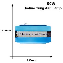 도토리몰 쨍한 KARWEN LED LODINE TUNGSTEN 50W 100W 투광 조명 220V 스포트라이트 Refletor 야외 Gargen 램프, 01 50W_01 Cold White