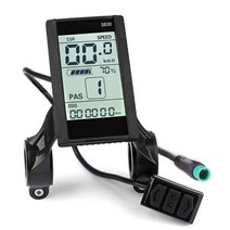 semoic 프로토콜 2 전기 자전거 디스플레이 24V 36V 48V LCD S830 디스플레이(USB 방수 연결 포함)
