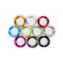 포비월드 칼라 공예철사 2.0 (16M) / 2mm 철사 소품 공예품 (10컬러-금색/은색/빨강/파랑/노랑/연두/분홍/보라/갈색/검정), 갈색